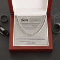 Load image into Gallery viewer, To My Son Cuban Link Chain
