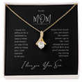 Load image into Gallery viewer, To My Mom Interlocking Hearts Necklace
