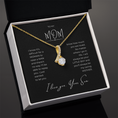 Load image into Gallery viewer, To My Mom Interlocking Hearts Necklace
