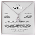 Load image into Gallery viewer, To My Wife Interlocking Hearts Necklace
