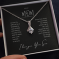 Load image into Gallery viewer, To My Mom Interlocking Hearts Necklace
