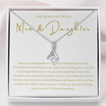 Load image into Gallery viewer, Mom & Daughter Interlocking Hearts Necklace
