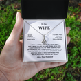 Load image into Gallery viewer, To My Wife Interlocking Hearts Necklace

