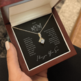 Load image into Gallery viewer, To My Mom Interlocking Hearts Necklace

