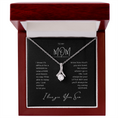 Load image into Gallery viewer, To My Mom Interlocking Hearts Necklace
