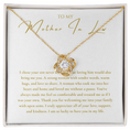 Load image into Gallery viewer, To My Mother In Law Wife Interlocking Hearts Necklace
