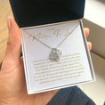 Load image into Gallery viewer, To My Mother In Law Wife Interlocking Hearts Necklace
