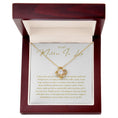 Load image into Gallery viewer, To My Mother In Law Wife Interlocking Hearts Necklace
