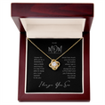 Load image into Gallery viewer, To My Mom Interlocking Hearts Necklace
