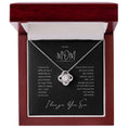 Load image into Gallery viewer, To My Mom Interlocking Hearts Necklace
