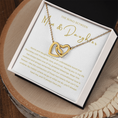Load image into Gallery viewer, Mom & Daughter Interlocking Hearts Necklace
