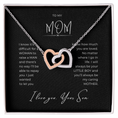 Load image into Gallery viewer, To My Mom Interlocking Hearts Necklace
