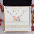 Load image into Gallery viewer, Mom & Daughter Interlocking Hearts Necklace
