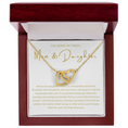 Load image into Gallery viewer, Mom & Daughter Interlocking Hearts Necklace
