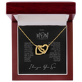 Load image into Gallery viewer, To My Mom Interlocking Hearts Necklace
