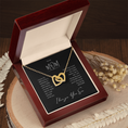 Load image into Gallery viewer, To My Mom Interlocking Hearts Necklace
