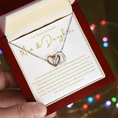Load image into Gallery viewer, Mom & Daughter Interlocking Hearts Necklace
