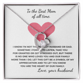 Load image into Gallery viewer, To The Best Mom of All TIme Forever Love Necklace
