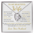 Load image into Gallery viewer, To My Beautiful Wife  Forever Love Necklace
