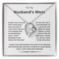 Load image into Gallery viewer, To My Husband's Mom Forever Love Necklace
