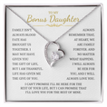 Load image into Gallery viewer, To My Bonus Daughter  Forever Love Necklace
