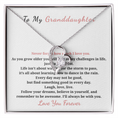 Load image into Gallery viewer, To My Granddaughter  Forever Love Necklace

