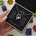 Load image into Gallery viewer, To My Mom Interlocking Hearts Necklace
