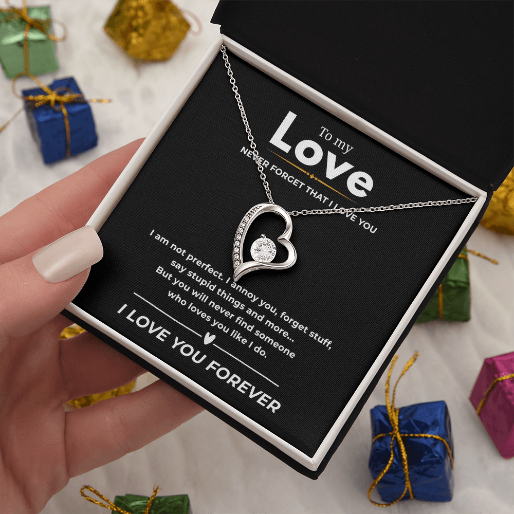 To My Love  Forever Love Necklace