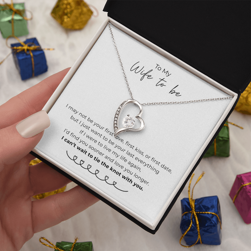 To My Wife To Be Forever Love Necklace