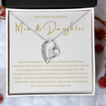 Load image into Gallery viewer, Mom & Daughter Interlocking Hearts Necklace
