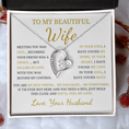 Load image into Gallery viewer, To My Beautiful Wife  Forever Love Necklace
