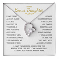 Load image into Gallery viewer, To My Bonus Daughter  Forever Love Necklace
