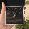 Load image into Gallery viewer, To My Daughter  Forever Love Necklace
