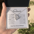 Load image into Gallery viewer, To My Soulmate  Forever Love Necklace
