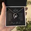 Load image into Gallery viewer, To My Mom Interlocking Hearts Necklace
