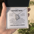 Load image into Gallery viewer, To My Future Wife Forever Love Necklace
