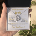 Load image into Gallery viewer, To My Beautiful Wife  Forever Love Necklace
