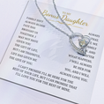 Load image into Gallery viewer, To My Bonus Daughter  Forever Love Necklace
