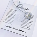 Load image into Gallery viewer, To My Soulmate  Forever Love Necklace
