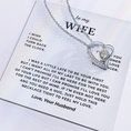 Load image into Gallery viewer, To My Wife Interlocking Hearts Necklace
