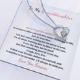 Load image into Gallery viewer, To My Granddaughter  Forever Love Necklace
