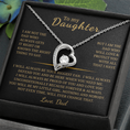 Load image into Gallery viewer, To My Daughter  Forever Love Necklace
