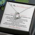Load image into Gallery viewer, To My Granddaughter  Forever Love Necklace
