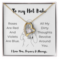 Load image into Gallery viewer, To My Hot Babe Forever Love Necklace
