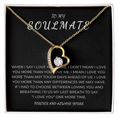 Load image into Gallery viewer, To My Soulmate Forever Love Necklace
