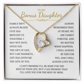 Load image into Gallery viewer, To My Bonus Daughter  Forever Love Necklace
