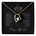 Load image into Gallery viewer, To My Mom Interlocking Hearts Necklace

