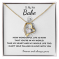 Load image into Gallery viewer, To My Hot Babe Forever Love Necklace
