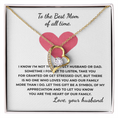 Load image into Gallery viewer, To The Best Mom of All TIme Forever Love Necklace
