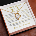 Load image into Gallery viewer, To My Beautiful Wife  Forever Love Necklace
